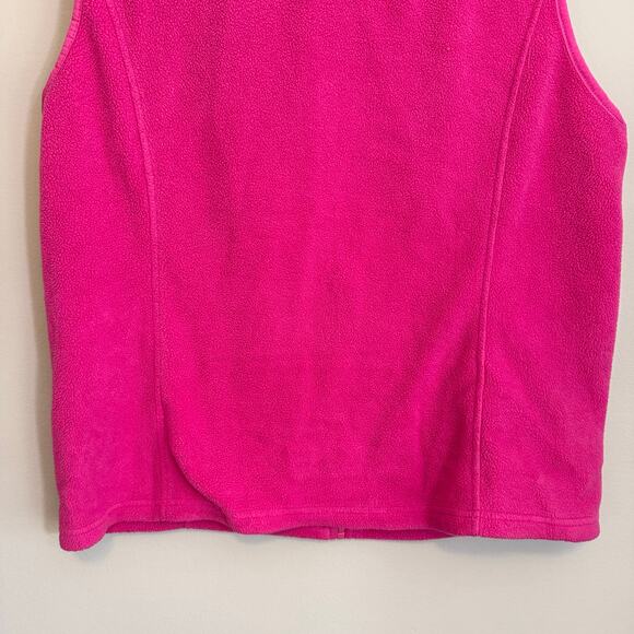 Vineyard Vines Sweater Vest Womens XL Pink Sleeveless Shep Fleece Zip Nautical - Picture 6 of 8